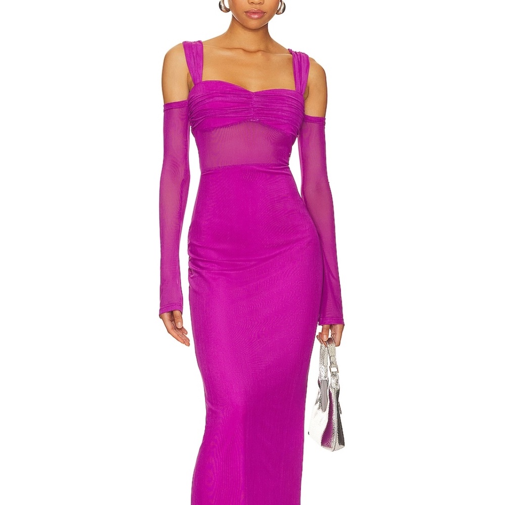 REVOLVE Runaway The Label Lamoura Dress Plum Size Small